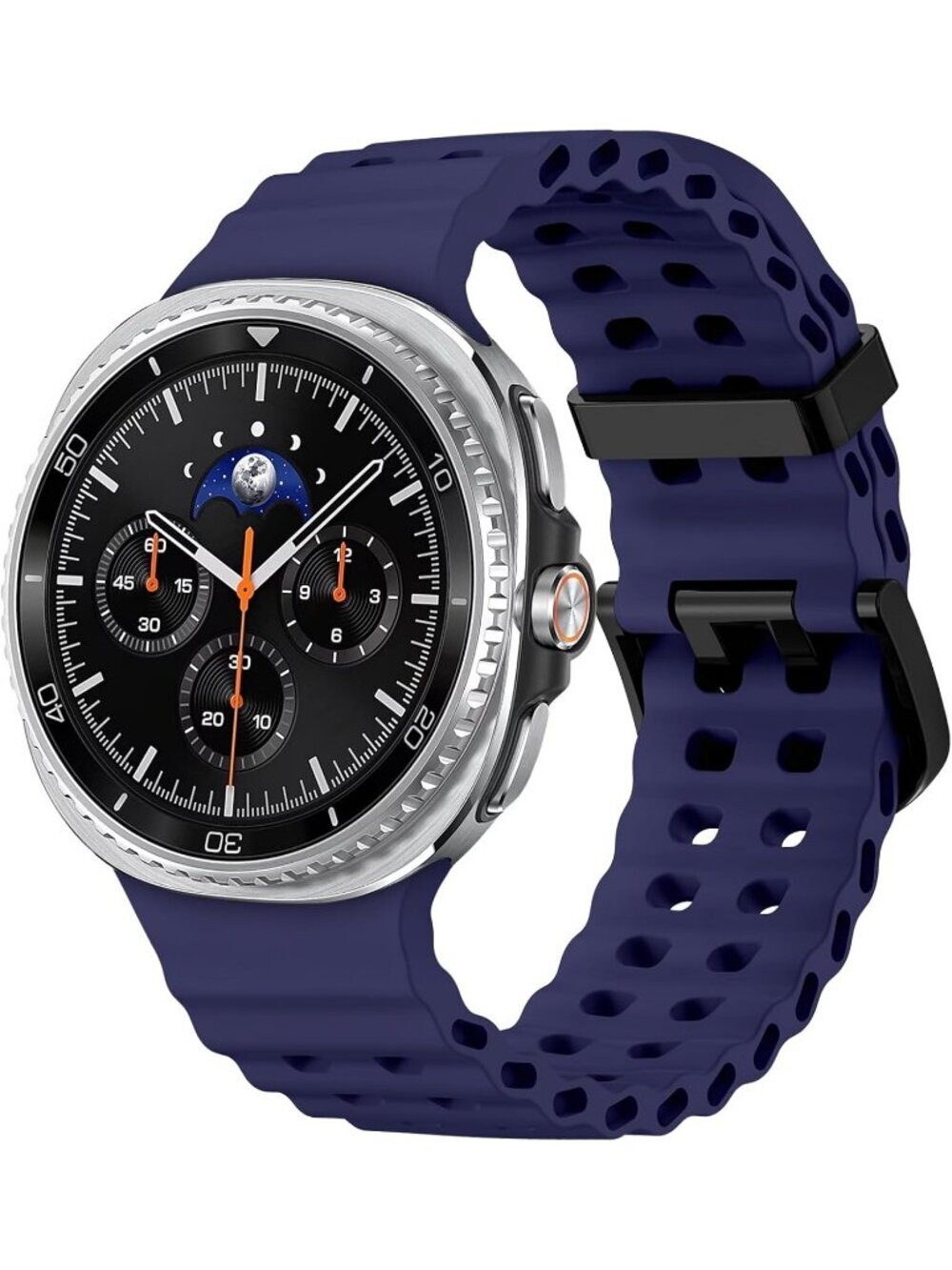 Unisex Blue Analog Quartz Breathable Marine Replacement Samsung Galaxy Watch